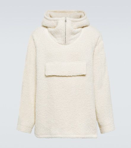 Sweat-shirt à capuche en laine et alpaga - Auralee - Modalova