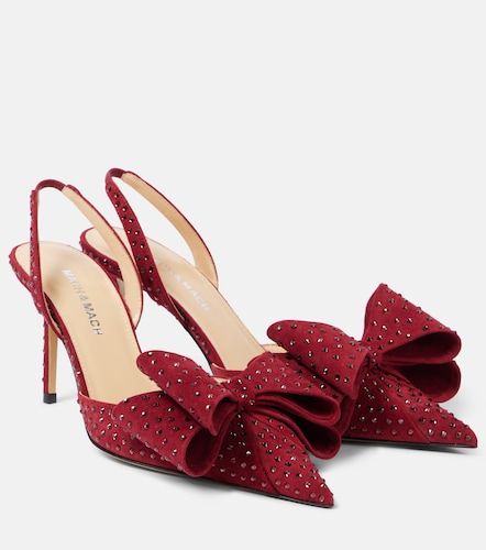 Escarpins slingback Le Cadeau 85 en daim - Mach & Mach - Modalova