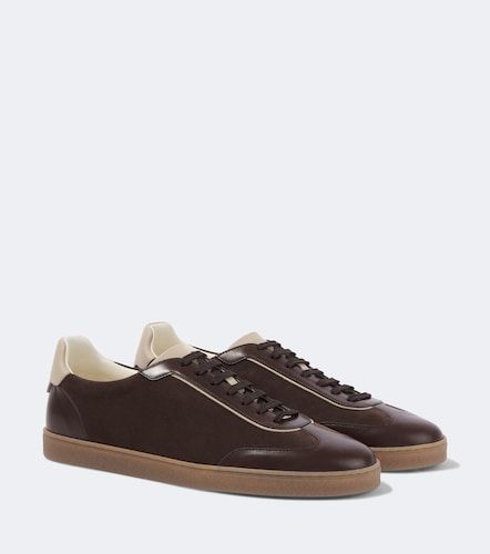 Baskets en daim et cuir - Brunello Cucinelli - Modalova