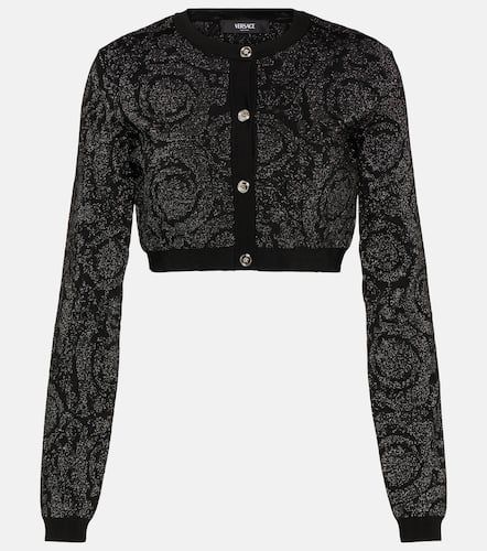 Versace Cardigan raccourci Barocco - Versace - Modalova