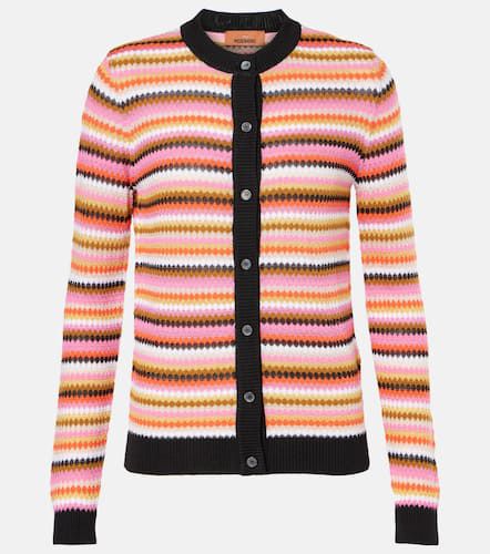 Cardigan rayé en coton mélangé - Missoni - Modalova