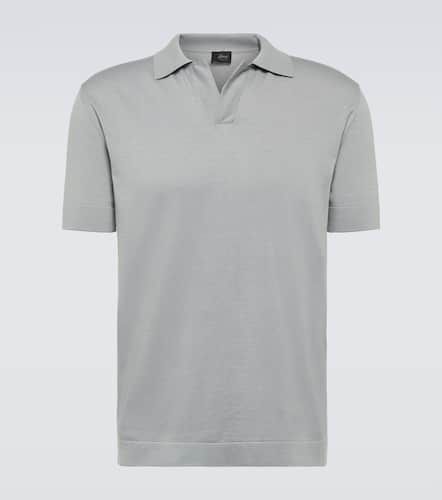 Brioni Polo en coton et soie - Brioni - Modalova