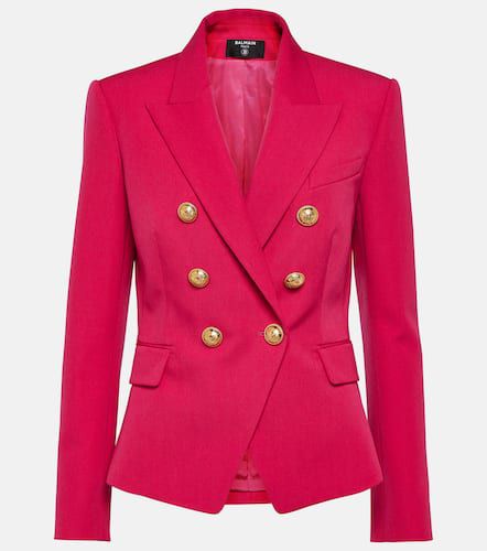 Balmain Blazer en laine vierge - Balmain - Modalova