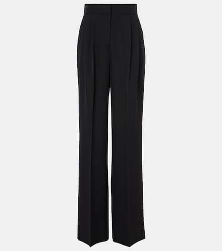 Pantalon ample à taille haute en laine - Erdem - Modalova