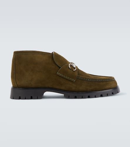 Gucci Bottines Horsebit en daim - Gucci - Modalova
