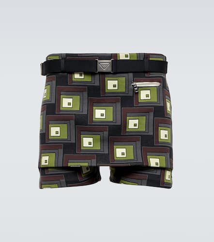 Prada Short en jacquard à ceinture - Prada - Modalova