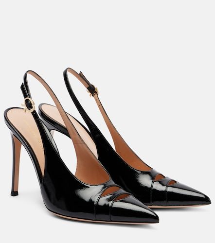 Escarpins slingback en cuir verni - Gianvito Rossi - Modalova