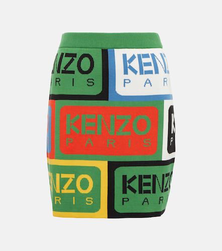 Kenzo Mini-jupe en coton à logo - Kenzo - Modalova
