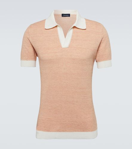 Thom Sweeney Polo en coton et lin - Thom Sweeney - Modalova