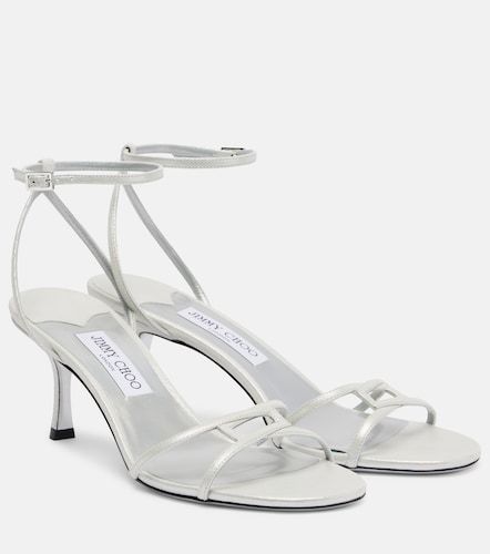 Jimmy Choo Sandales Leo 65 en cuir - Jimmy Choo - Modalova