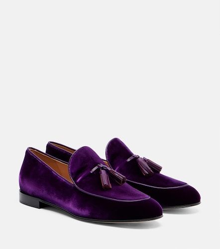 Gianvito Rossi Mocassins en velours - Gianvito Rossi - Modalova
