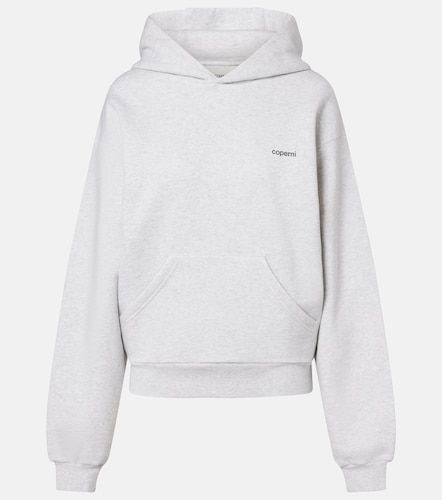 Sweat-shirt à capuche en coton mélangé à logo - Coperni - Modalova