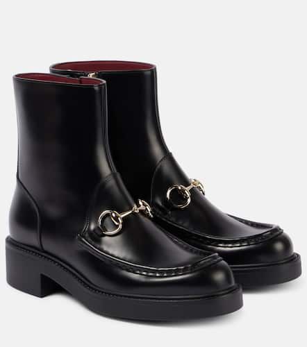 Gucci Bottines Horsebit en cuir - Gucci - Modalova