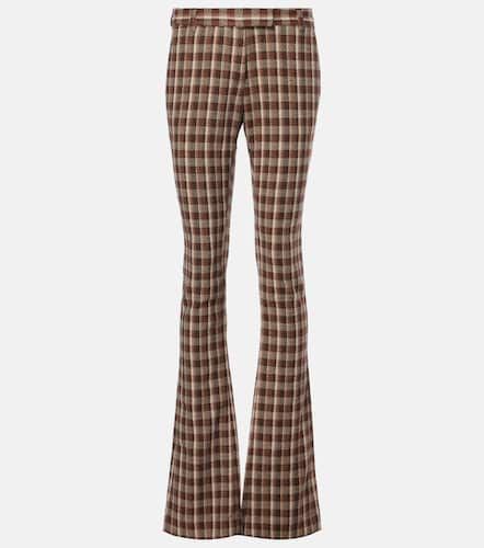 Pantalon flare à carreaux - Acne Studios - Modalova