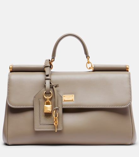 Cabas Sicily Medium en cuir - Dolce&Gabbana - Modalova