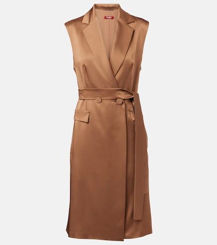 Max Mara Veste Afgano en satin - Max Mara - Modalova