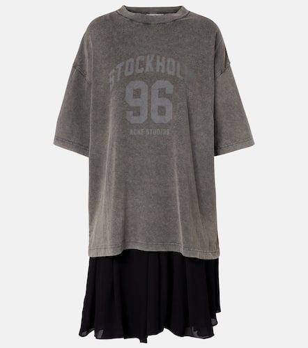 Robe Ennie en coton  logo - Acne Studios - Modalova