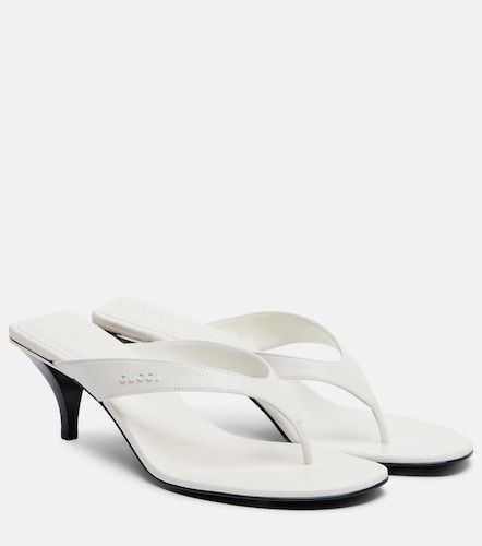 Gucci Mules Vittoria en cuir - Gucci - Modalova