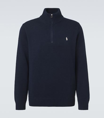 Pull demi-zippé en coton - Polo Ralph Lauren - Modalova