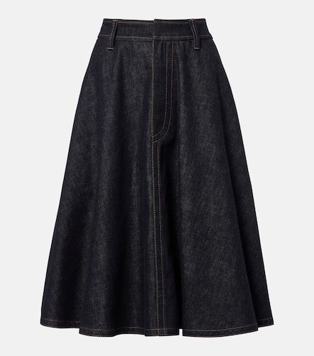 Jupe midi en denim - Brunello Cucinelli - Modalova