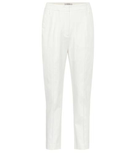 Pantalon Tailored Coolness en coton à taille haute - Dorothee Schumacher - Modalova