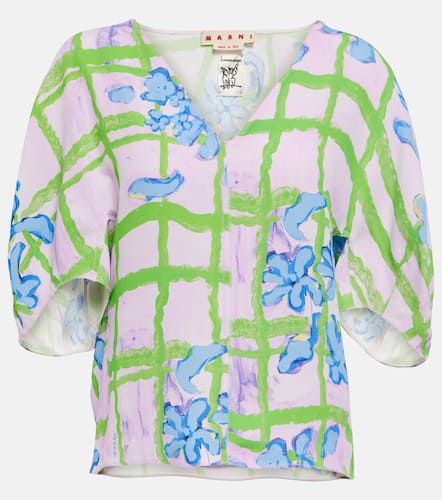 Marni Blouse à fleurs - Marni - Modalova