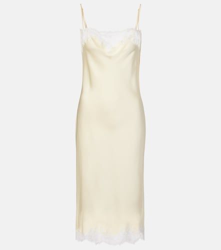 Robe en satin et dentelle - Stella McCartney - Modalova