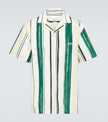 Chemise de bowling en coton à rayures - Lanvin - Modalova
