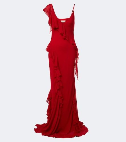 Robe longue Mayara à volants - De La Vali - Modalova
