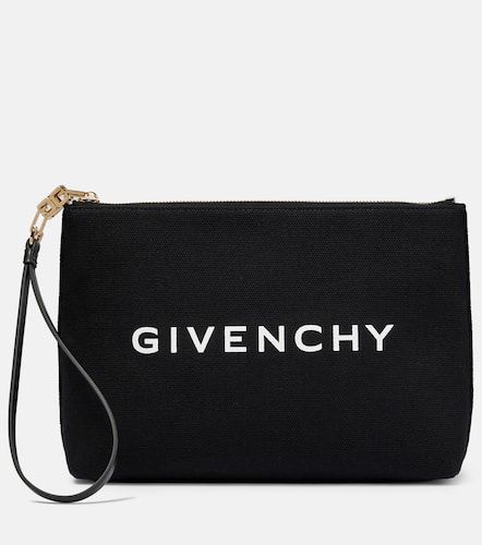 Pochette en coton mélangé à logo - Givenchy - Modalova