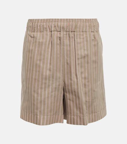 Short rayé en coton mélangé - Brunello Cucinelli - Modalova