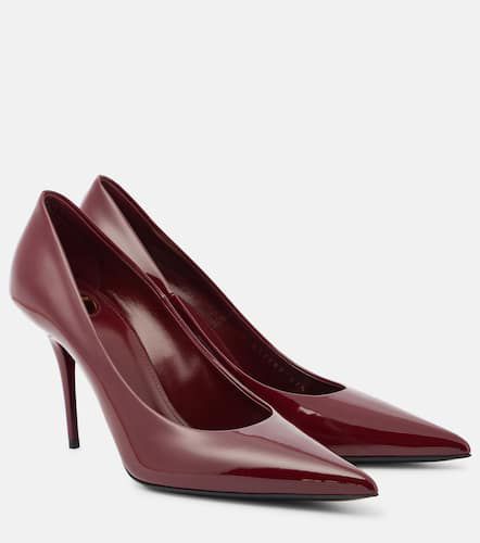 Escarpins en cuir verni - Saint Laurent - Modalova