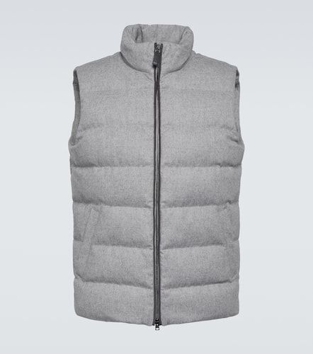 Gilet doudoune en cachemire et soie - Herno - Modalova