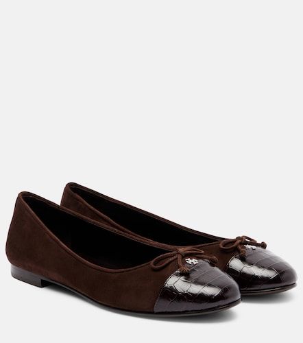 Ballerines Cap Toe en daim - Tory Burch - Modalova