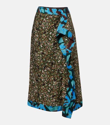 Jupe midi à imprimé - Dries Van Noten - Modalova
