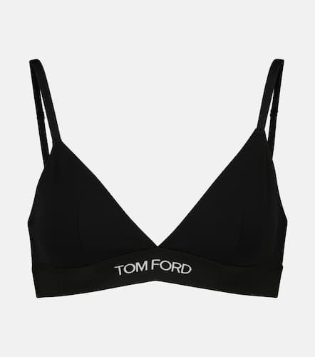 Soutien-gorge triangle à logo - Tom Ford - Modalova