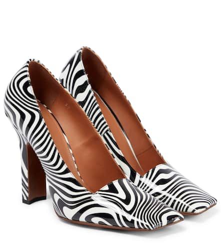 Escarpins Boomerang en cuir à motif zèbre - Vetements - Modalova
