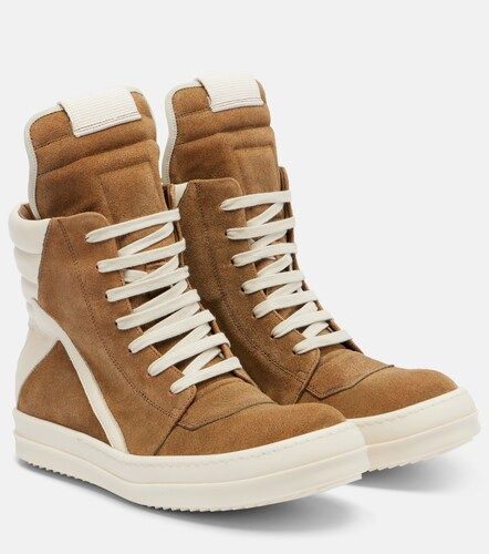 Baskets Geobasket en daim - Rick Owens - Modalova
