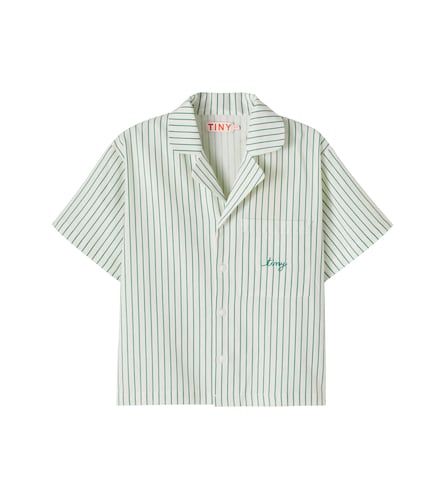 Chemise rayée en lin et coton mélangés - Tinycottons - Modalova