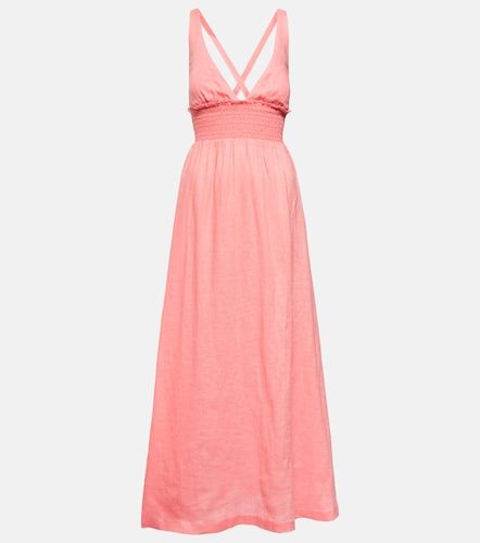 Robe longue Rosa Polyantha en lin - Heidi Klein - Modalova