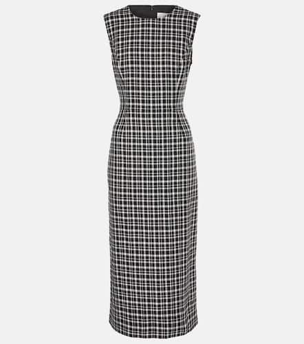 Robe midi à carreaux - Carolina Herrera - Modalova