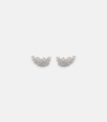 Boucles d'oreilles Scatter en or blanc 18 ct et diamants - Ananya - Modalova