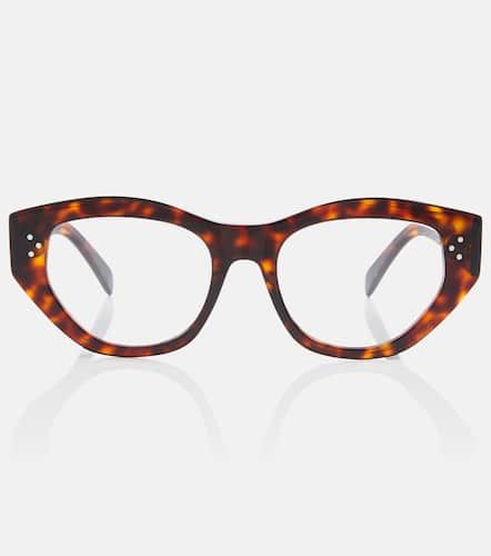 Lunettes œil-de-chat écaille de tortue - Celine Eyewear - Modalova