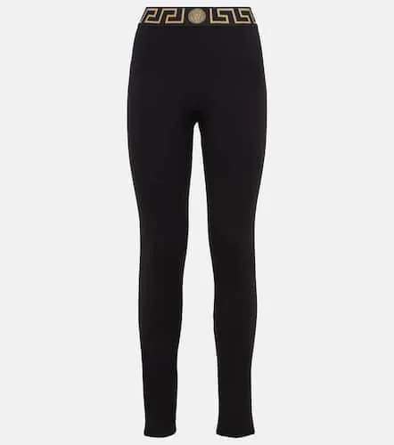 Versace Legging Greca Border - Versace - Modalova