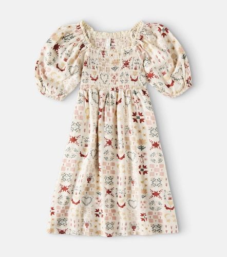 Robe Della imprimée en lin mélangé - Rylee + Cru - Modalova