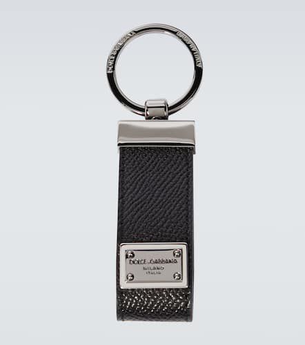 Porte-clés en cuir à logo - Dolce&Gabbana - Modalova