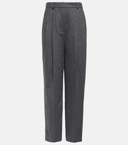 Pantalon droit en laine mélangée - Toteme - Modalova