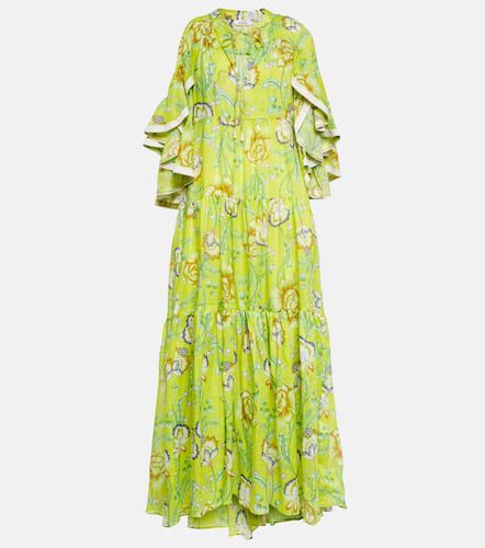 Robe longue en ramie à fleurs - Dorothee Schumacher - Modalova