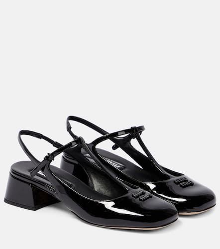 Miu Miu Escarpins en cuir verni - Miu Miu - Modalova