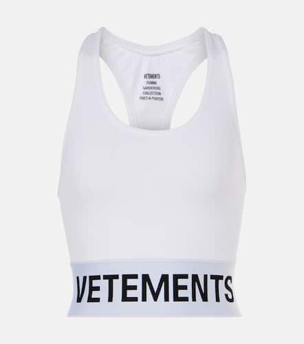 Brassière de sport à logo - Vetements - Modalova